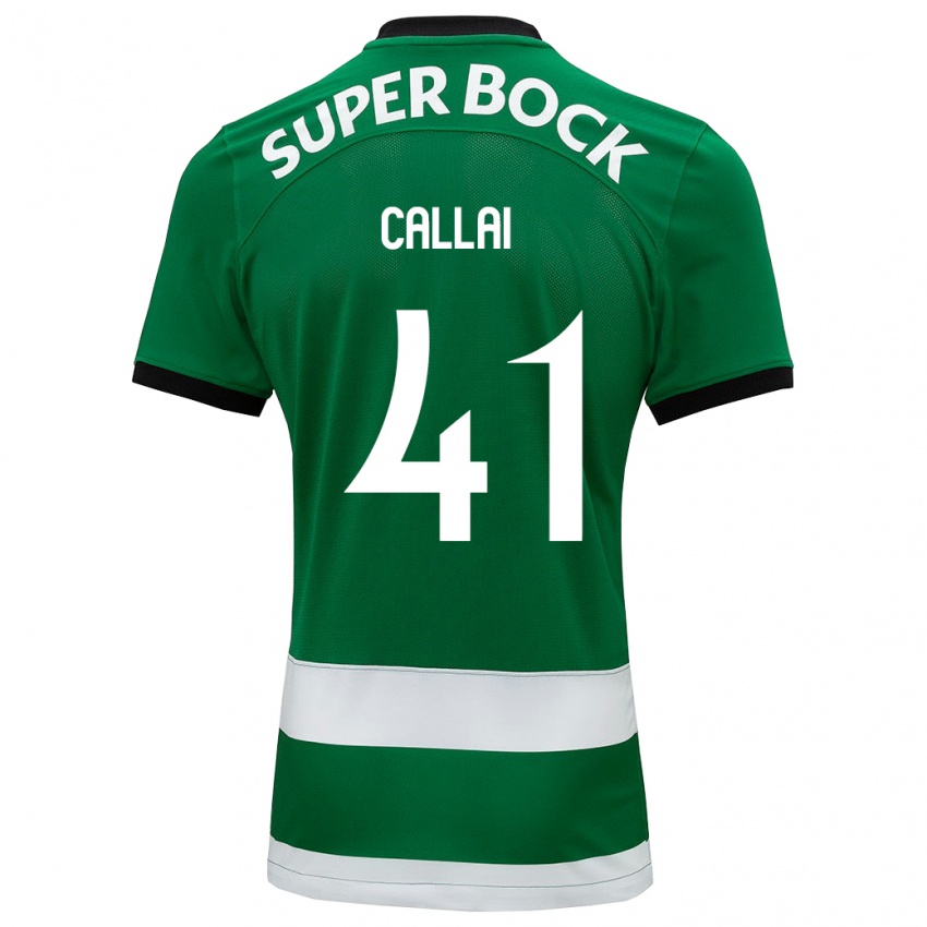 Herren Diego Callai #41 Grün Heimtrikot Trikot 2023/24 T-Shirt Österreich