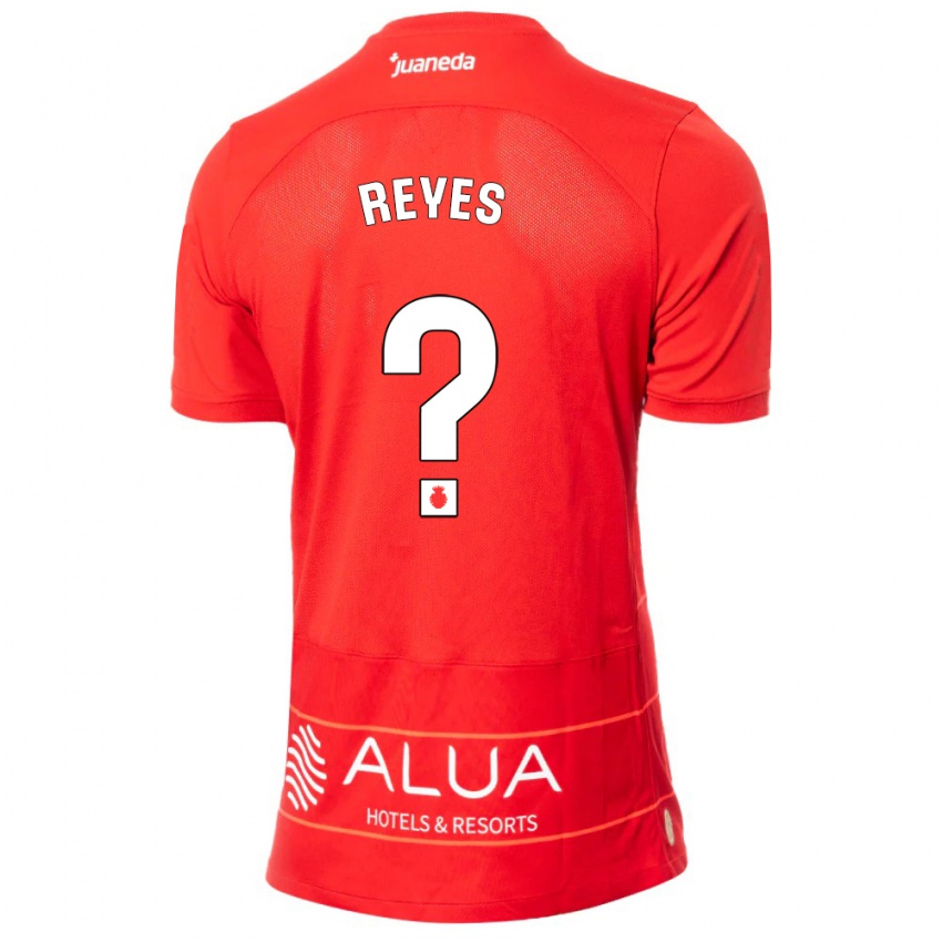 Herren Borja Reyes #0 Rot Heimtrikot Trikot 2023/24 T-Shirt Österreich