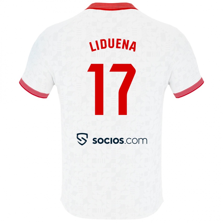 Herren Daniel Lidueña #17 Weiß Heimtrikot Trikot 2023/24 T-Shirt Österreich