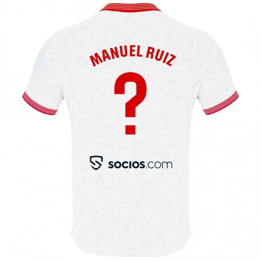 Herren José Manuel Ruiz #0 Weiß Heimtrikot Trikot 2023/24 T-Shirt Österreich