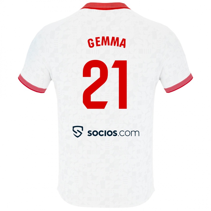 Herren Gemma Gili Giner #21 Weiß Heimtrikot Trikot 2023/24 T-Shirt Österreich