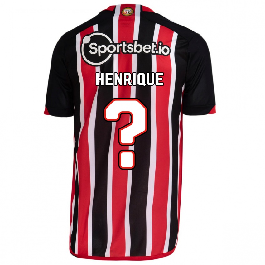 Herren Luiz Henrique #0 Blau Rot Auswärtstrikot Trikot 2023/24 T-Shirt Österreich
