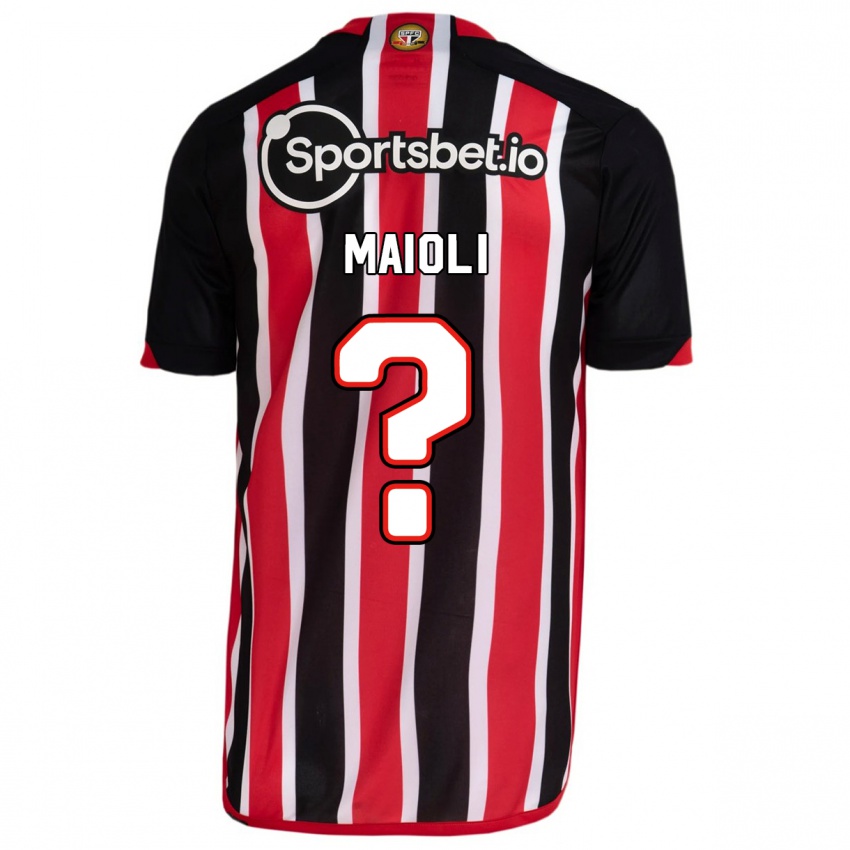Herren Gabriel Maioli #0 Blau Rot Auswärtstrikot Trikot 2023/24 T-Shirt Österreich