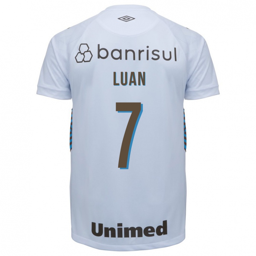 Herren Luan #7 Weiß Auswärtstrikot Trikot 2023/24 T-Shirt Österreich