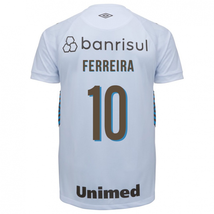 Herren Ferreira #10 Weiß Auswärtstrikot Trikot 2023/24 T-Shirt Österreich