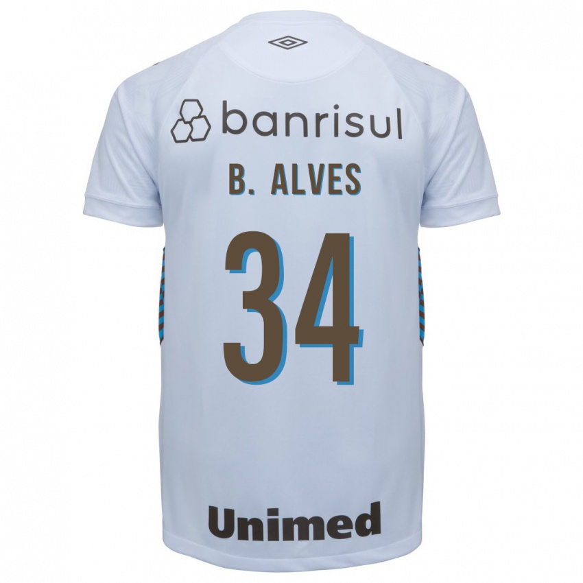 Herren Bruno Alves #34 Weiß Auswärtstrikot Trikot 2023/24 T-Shirt Österreich