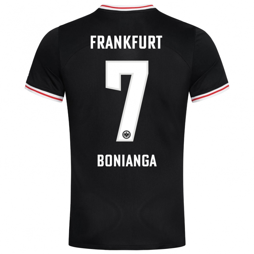 Herren Phinees Bonianga #7 Schwarz Auswärtstrikot Trikot 2023/24 T-Shirt Österreich