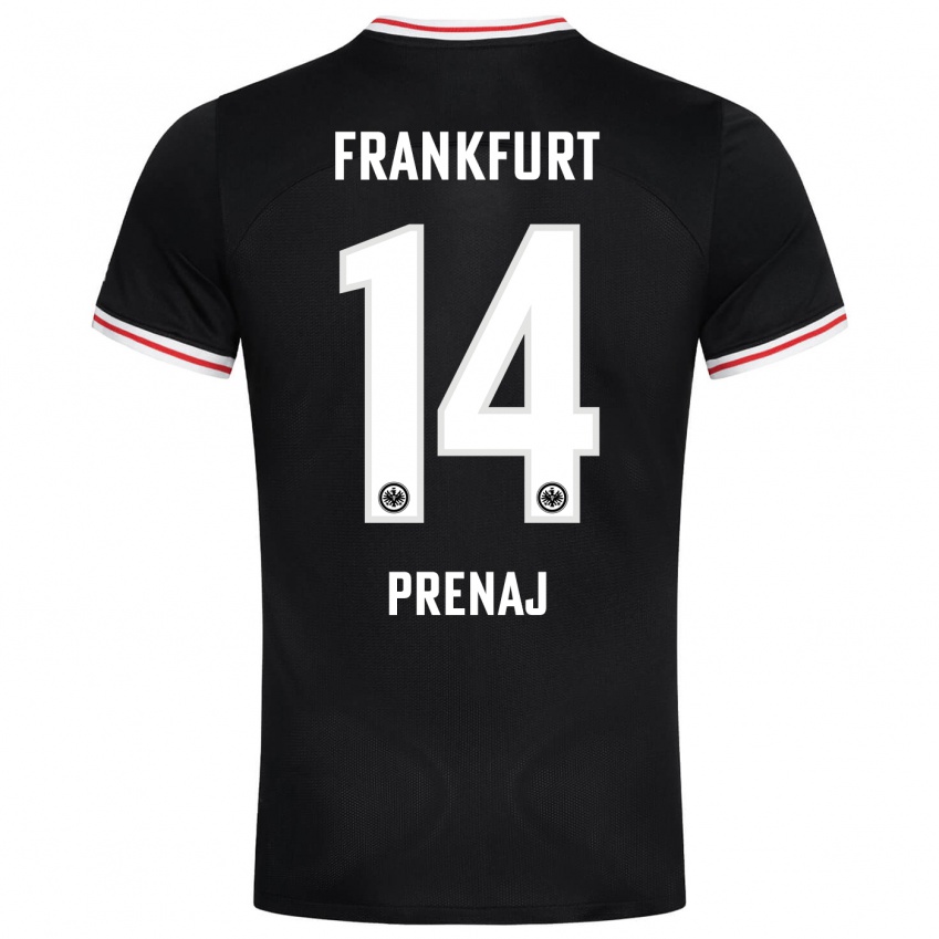 Herren Christian Prenaj #14 Schwarz Auswärtstrikot Trikot 2023/24 T-Shirt Österreich