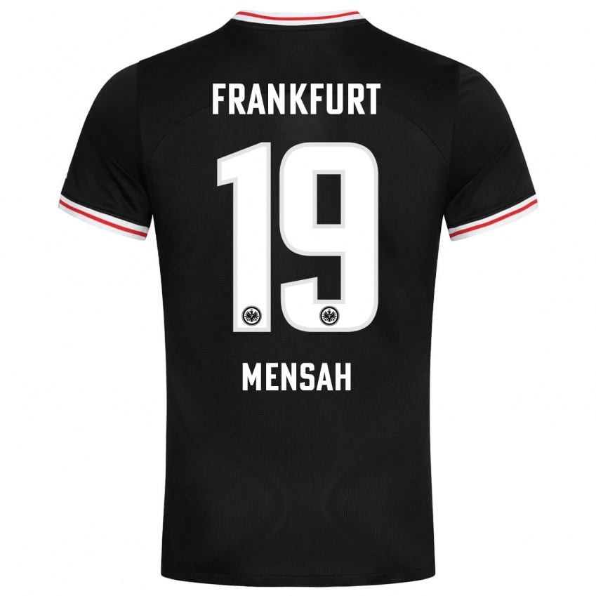 Herren Keziah Oteng-Mensah #19 Schwarz Auswärtstrikot Trikot 2023/24 T-Shirt Österreich