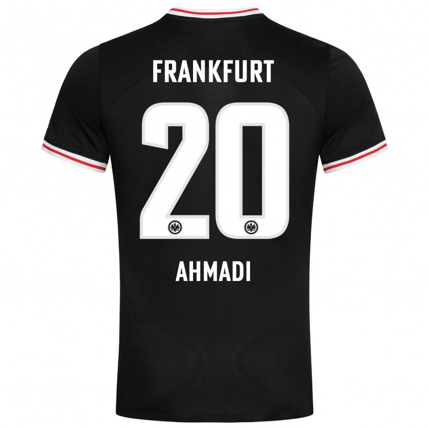 Herren Shayan Ahmadi #20 Schwarz Auswärtstrikot Trikot 2023/24 T-Shirt Österreich