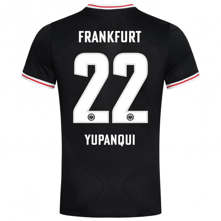 Herren Philipp Eisele Yupanqui #22 Schwarz Auswärtstrikot Trikot 2023/24 T-Shirt Österreich