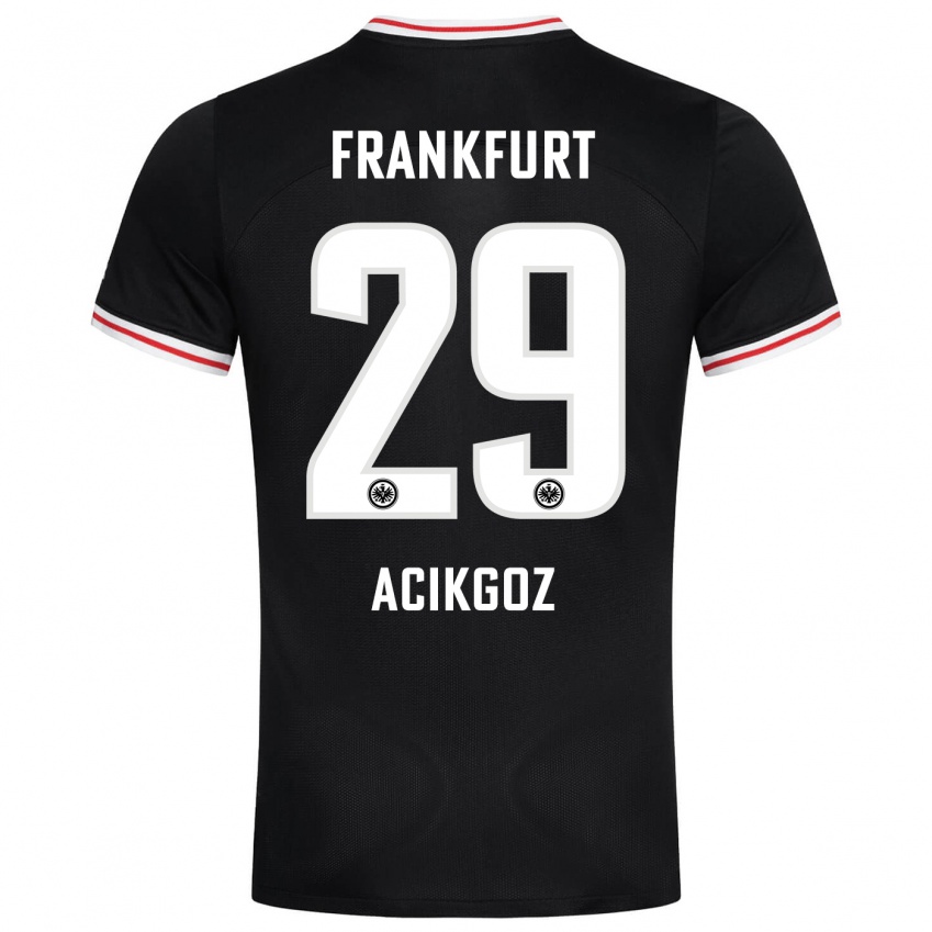 Herren Dilara Acikgoz #29 Schwarz Auswärtstrikot Trikot 2023/24 T-Shirt Österreich