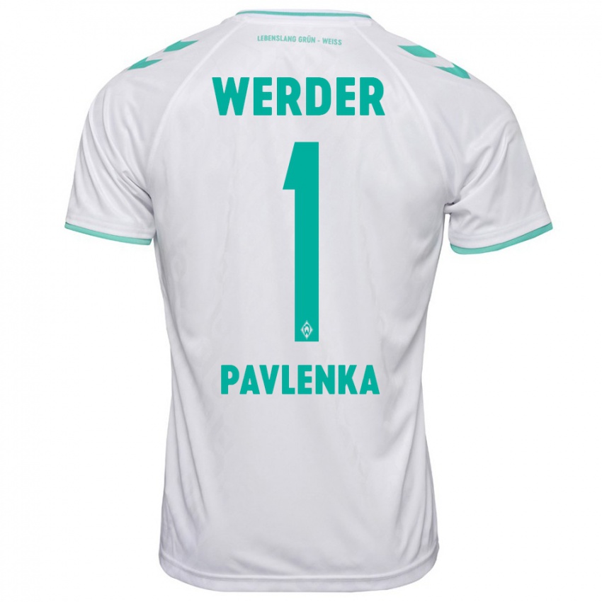 Herren Jiri Pavlenka #1 Weiß Auswärtstrikot Trikot 2023/24 T-Shirt Österreich