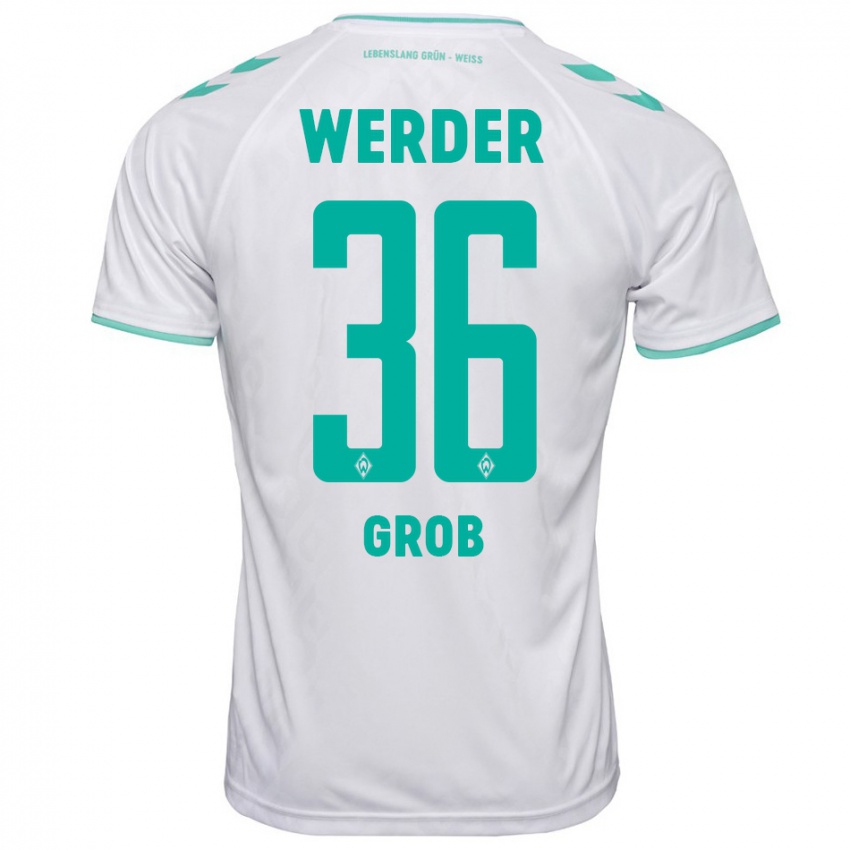 Herren Christian Groß #36 Weiß Auswärtstrikot Trikot 2023/24 T-Shirt Österreich