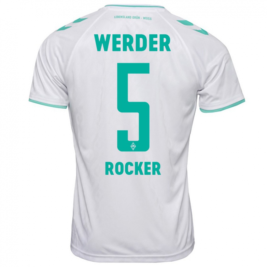 Herren Cimo Röcker #5 Weiß Auswärtstrikot Trikot 2023/24 T-Shirt Österreich