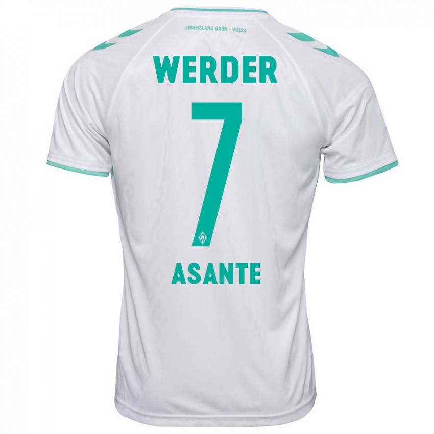 Herren Davis Asante #7 Weiß Auswärtstrikot Trikot 2023/24 T-Shirt Österreich