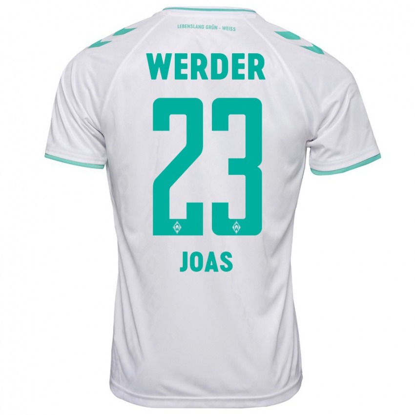 Herren Julius Joas #23 Weiß Auswärtstrikot Trikot 2023/24 T-Shirt Österreich