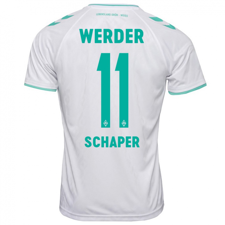 Herren Wilken Schaper #11 Weiß Auswärtstrikot Trikot 2023/24 T-Shirt Österreich