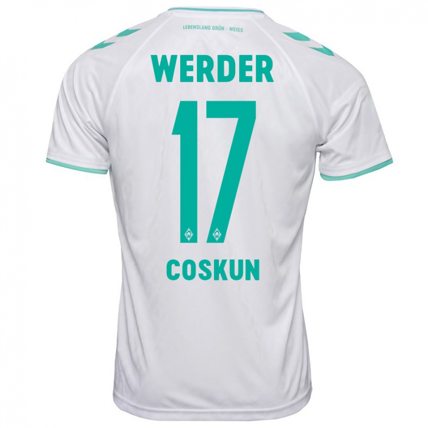 Herren Boran-Firat Coskun #17 Weiß Auswärtstrikot Trikot 2023/24 T-Shirt Österreich