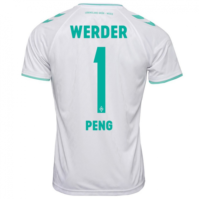 Herren Livia Peng #1 Weiß Auswärtstrikot Trikot 2023/24 T-Shirt Österreich