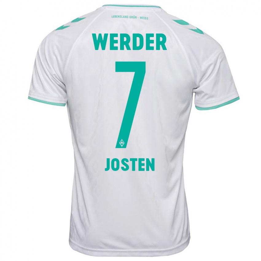 Herren Lisa Josten #7 Weiß Auswärtstrikot Trikot 2023/24 T-Shirt Österreich