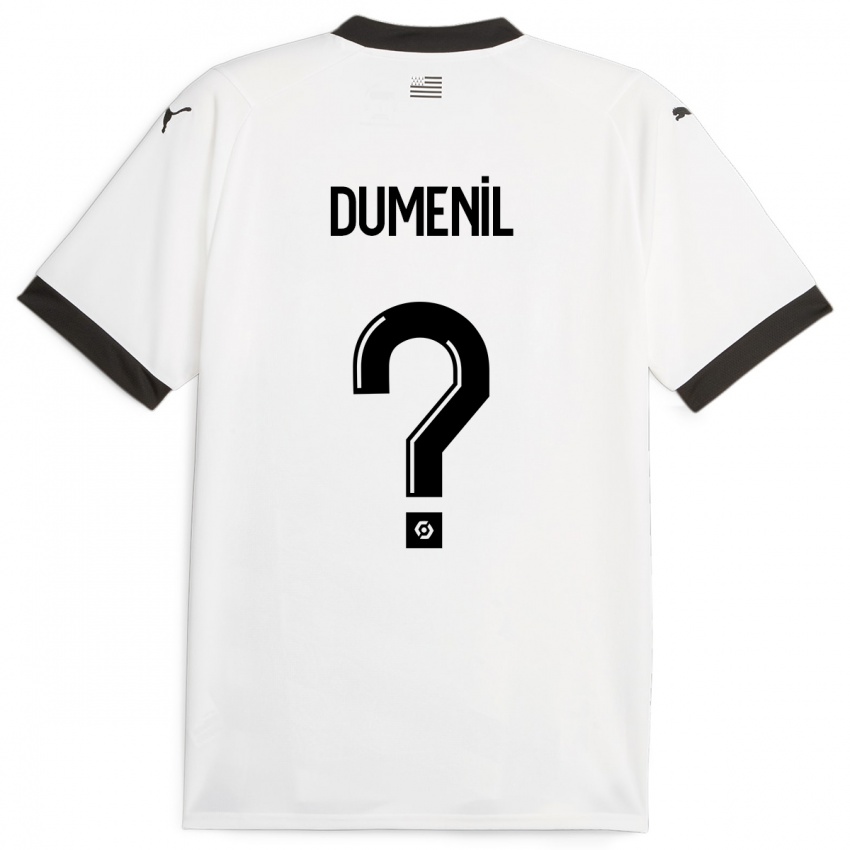 Herren Kylian Dumenil #0 Weiß Auswärtstrikot Trikot 2023/24 T-Shirt Österreich