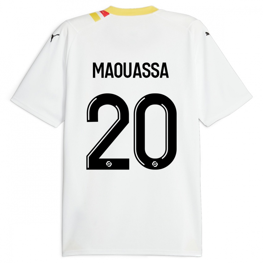 Herren Faitout Maouassa #20 Schwarz Auswärtstrikot Trikot 2023/24 T-Shirt Österreich