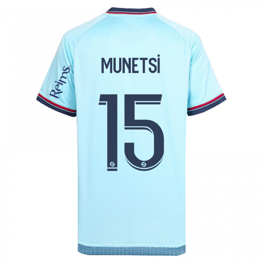 Herren Marshall Munetsi #15 Himmelblau Auswärtstrikot Trikot 2023/24 T-Shirt Österreich