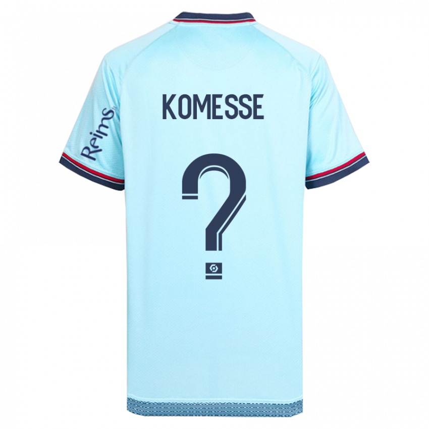 Herren Josias Sabone Komesse #0 Himmelblau Auswärtstrikot Trikot 2023/24 T-Shirt Österreich