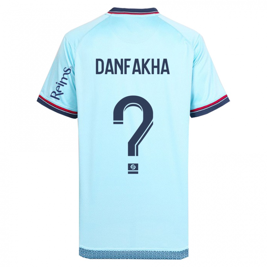 Herren Dialla Danfakha #0 Himmelblau Auswärtstrikot Trikot 2023/24 T-Shirt Österreich