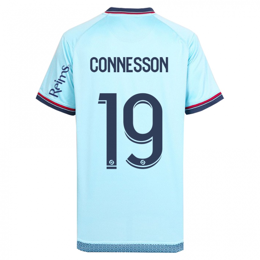 Herren Adele Connesson #19 Himmelblau Auswärtstrikot Trikot 2023/24 T-Shirt Österreich