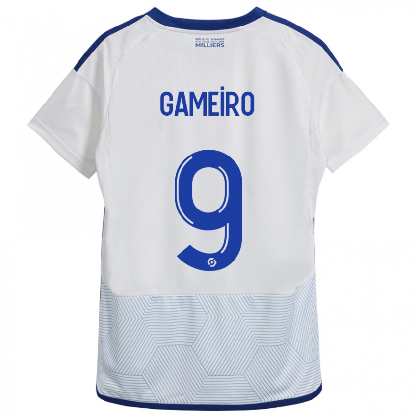 Herren Kévin Gameiro #9 Weiß Auswärtstrikot Trikot 2023/24 T-Shirt Österreich