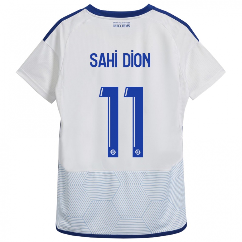 Herren Moïse Sahi Dion #11 Weiß Auswärtstrikot Trikot 2023/24 T-Shirt Österreich