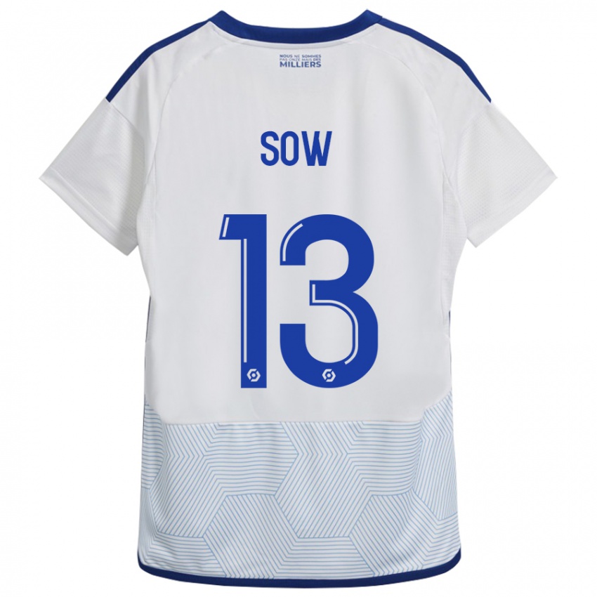 Herren Saïdou Sow #13 Weiß Auswärtstrikot Trikot 2023/24 T-Shirt Österreich