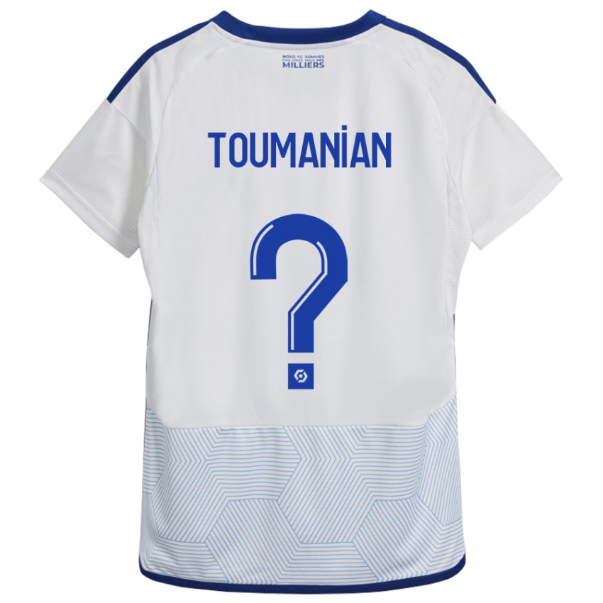 Herren Anthony Toumanian #0 Weiß Auswärtstrikot Trikot 2023/24 T-Shirt Österreich