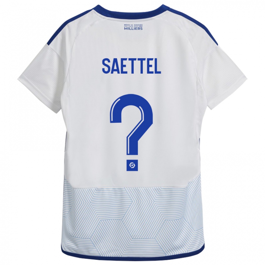 Herren Tom Saettel #0 Weiß Auswärtstrikot Trikot 2023/24 T-Shirt Österreich