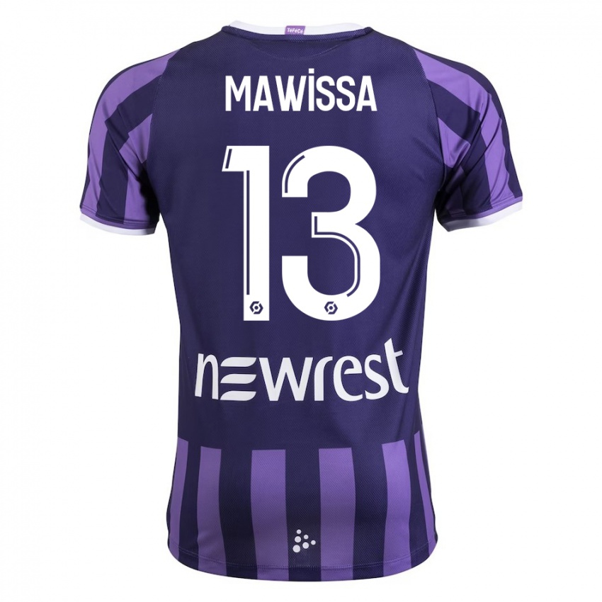 Herren Christian Mawissa Elebi #13 Lila Auswärtstrikot Trikot 2023/24 T-Shirt Österreich