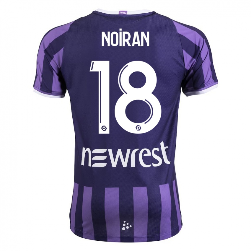 Herren Clara Noiran #18 Lila Auswärtstrikot Trikot 2023/24 T-Shirt Österreich