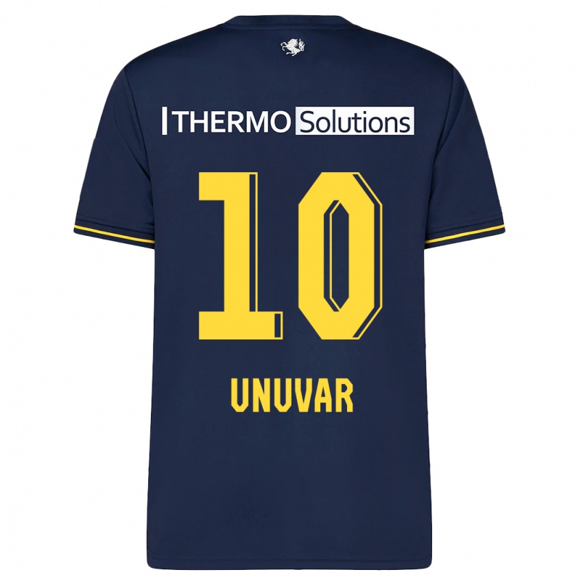 Herren Naci Ünüvar #10 Marine Auswärtstrikot Trikot 2023/24 T-Shirt Österreich