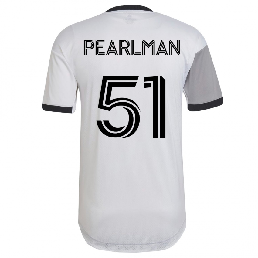Herren Adam Pearlman #51 Weiß Auswärtstrikot Trikot 2023/24 T-Shirt Österreich
