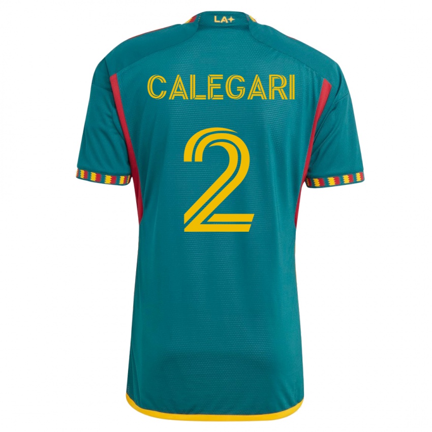 Herren Calegari #2 Grün Auswärtstrikot Trikot 2023/24 T-Shirt Österreich