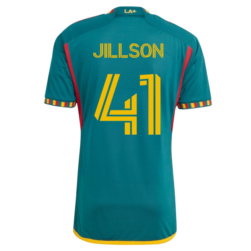 Herren Simon Jillson #41 Grün Auswärtstrikot Trikot 2023/24 T-Shirt Österreich