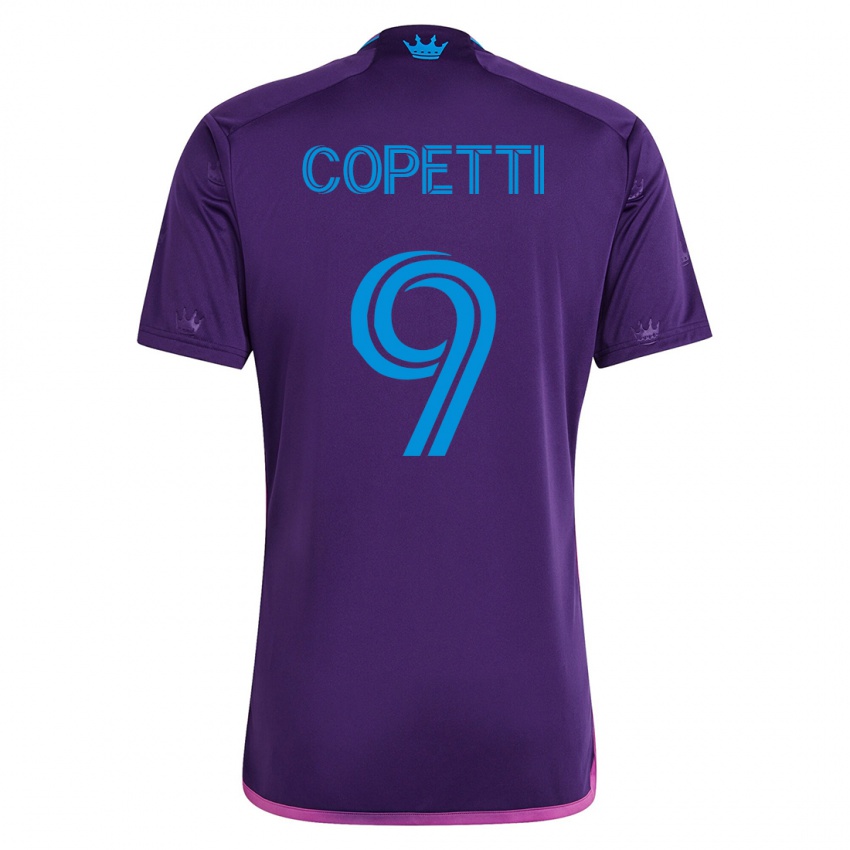 Herren Enzo Copetti #9 Violett Auswärtstrikot Trikot 2023/24 T-Shirt Österreich