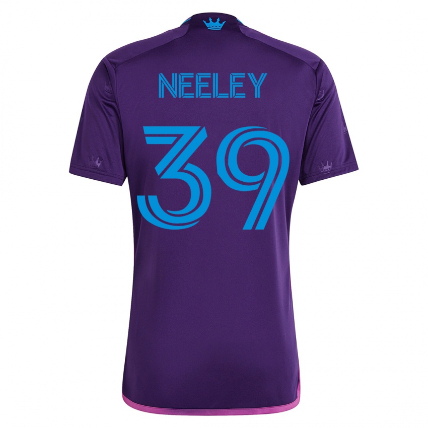 Herren Jack Neeley #39 Violett Auswärtstrikot Trikot 2023/24 T-Shirt Österreich