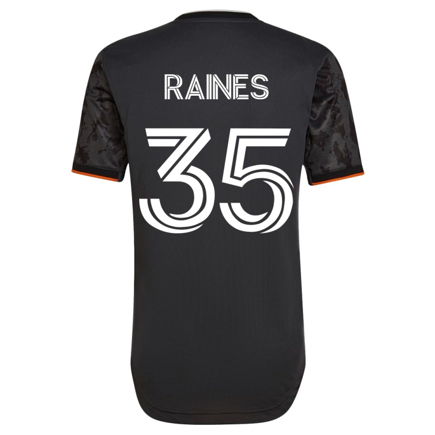 Herren Brooklyn Raines #35 Schwarz Auswärtstrikot Trikot 2023/24 T-Shirt Österreich