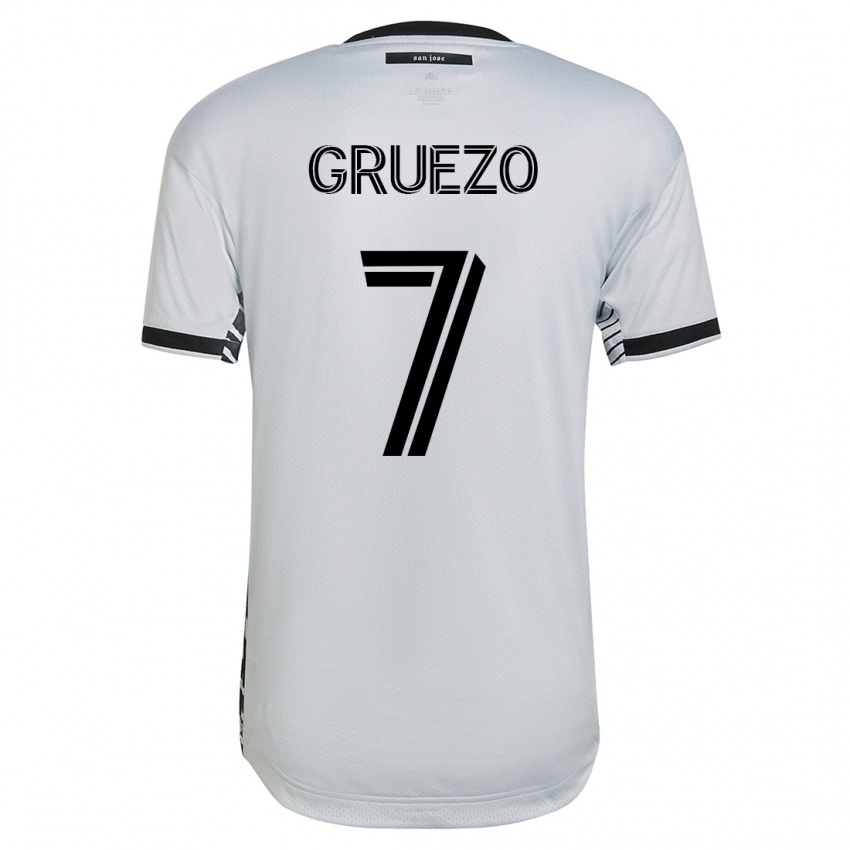 Herren Carlos Gruezo #7 Weiß Auswärtstrikot Trikot 2023/24 T-Shirt Österreich