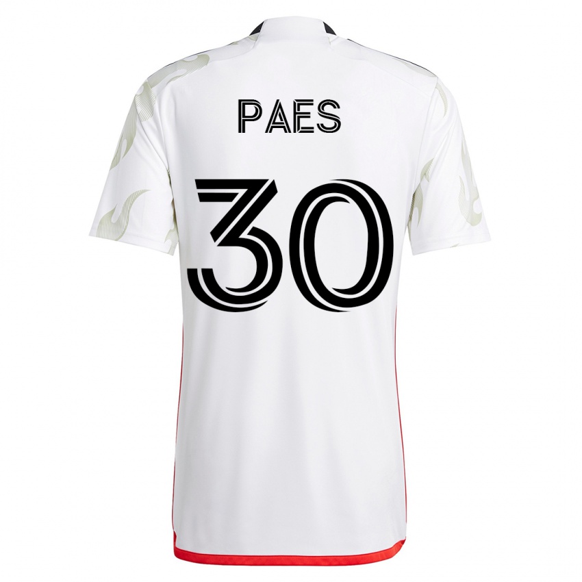 Herren Maarten Paes #30 Weiß Auswärtstrikot Trikot 2023/24 T-Shirt Österreich