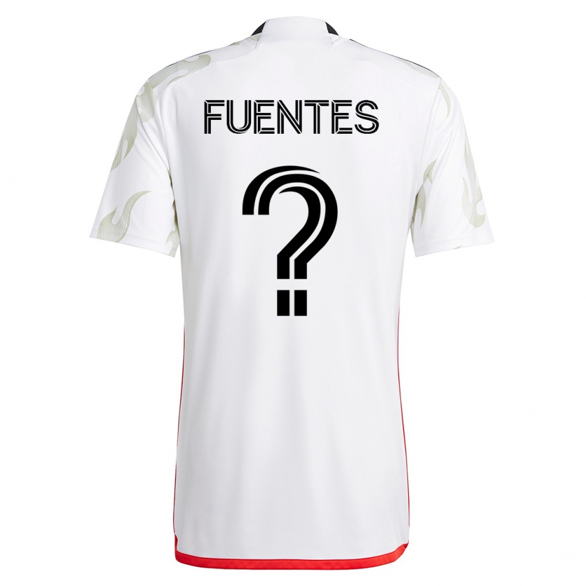 Herren Josue Fuentes #0 Weiß Auswärtstrikot Trikot 2023/24 T-Shirt Österreich