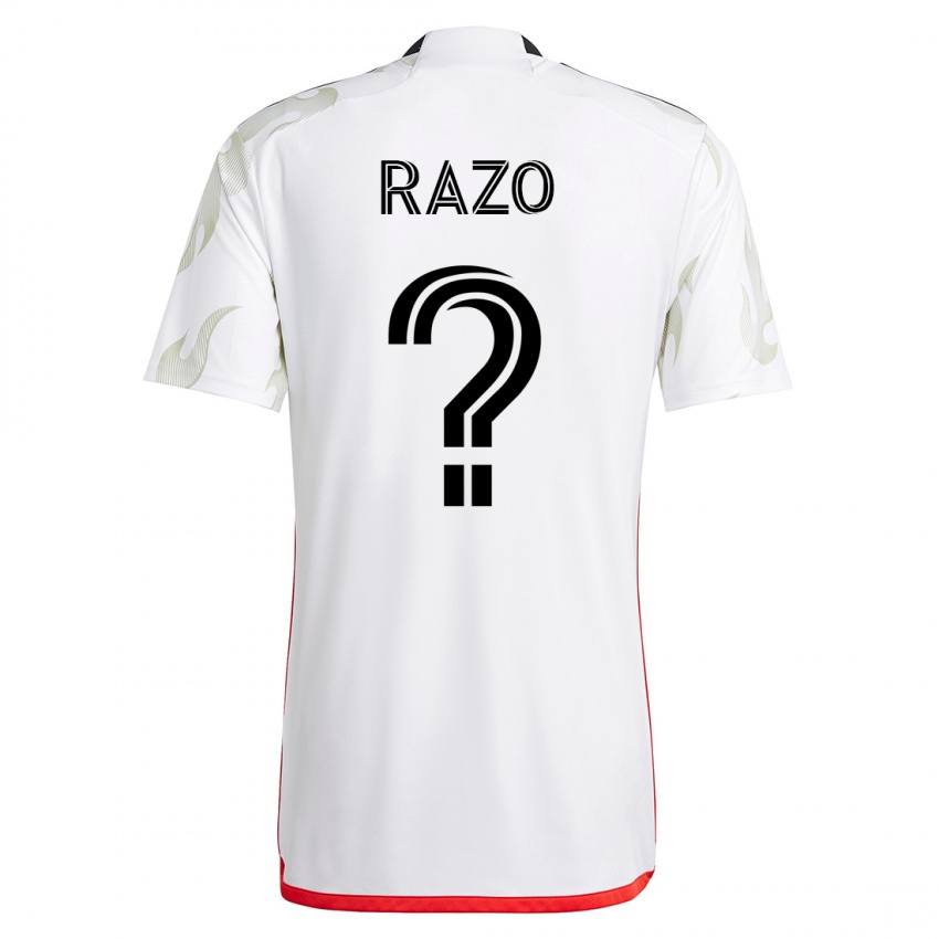 Herren Edgar Razo #0 Weiß Auswärtstrikot Trikot 2023/24 T-Shirt Österreich