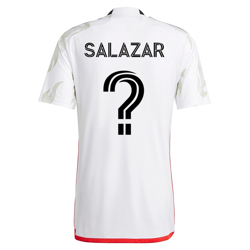 Herren Jared Salazar #0 Weiß Auswärtstrikot Trikot 2023/24 T-Shirt Österreich